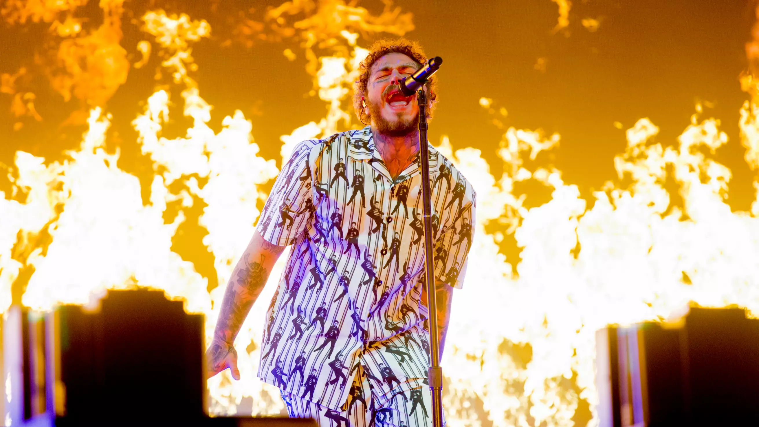 Post Malone's Reaction To Being Flashed At Gig Becomes Instant Meme
