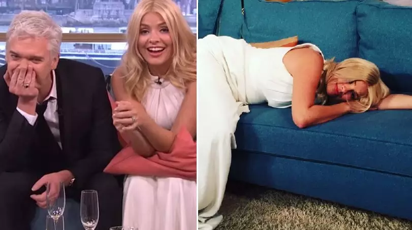 Holly Willoughby And Phillip Schofield Are All Of Us After A Work Party