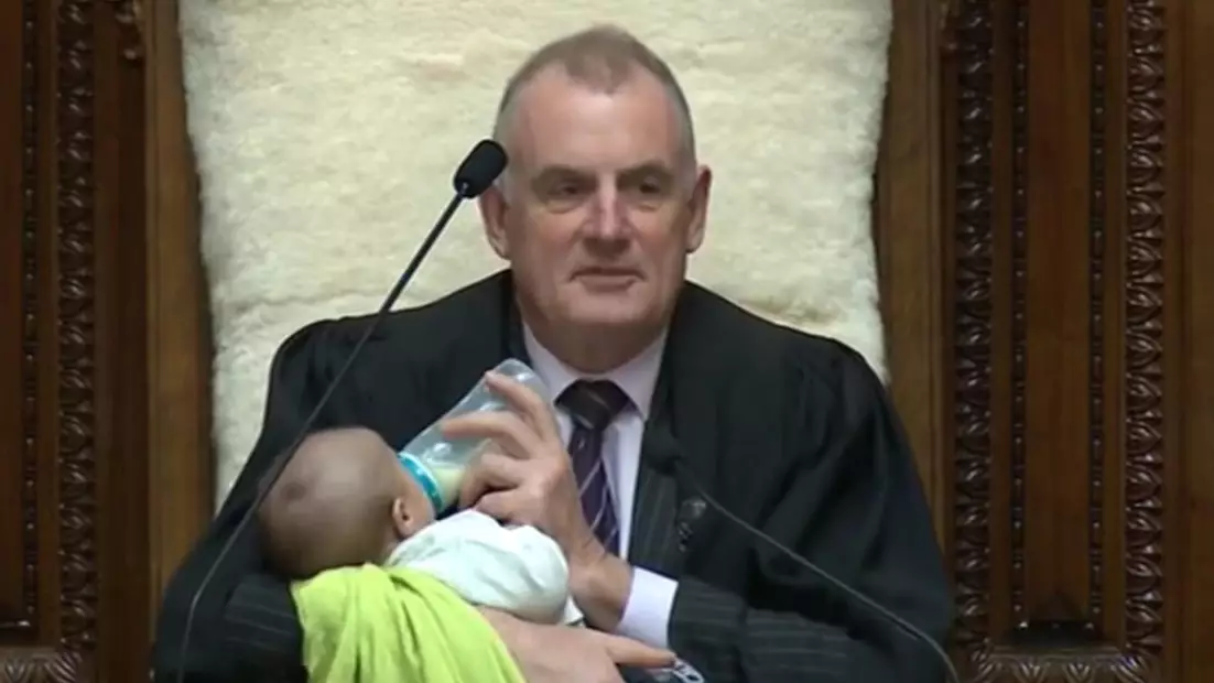 Speaker Feeds MP's Baby During Parliamentary Debate In New Zealand