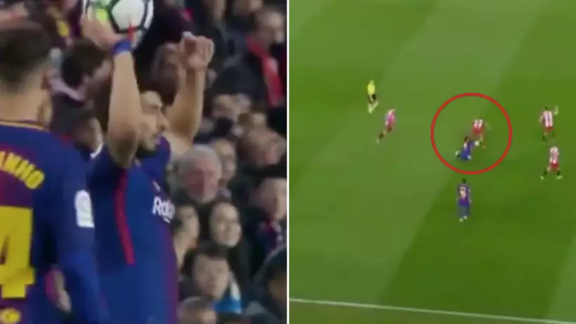 Luis Suarez Literally Spent Five Minutes Trying To Get A Yellow Card And Failed 