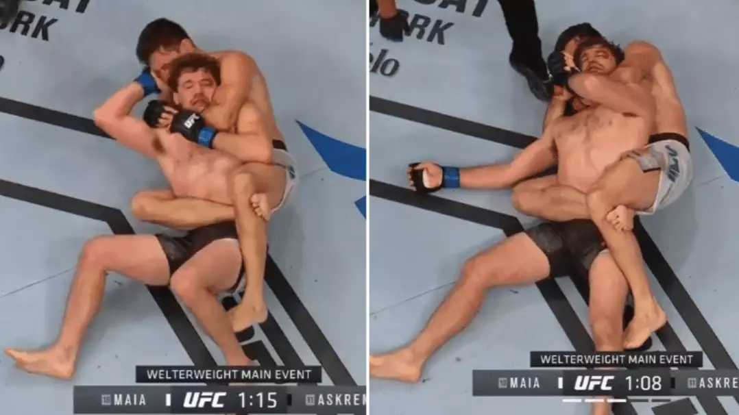 Demian Maia Puts Ben Askren To Sleep With Rear-Naked Choke At UFC Singapore 