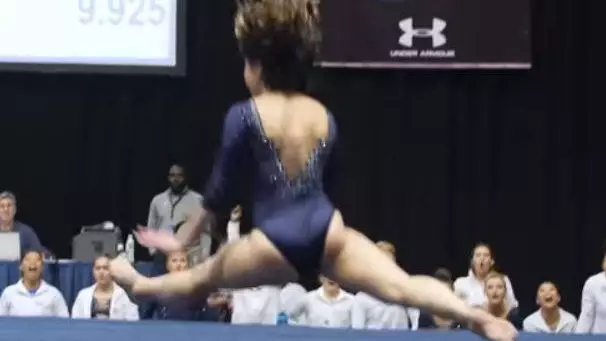 Gymnast Katelyn Ohashi Goes Viral Again With Perfect 10 Routine