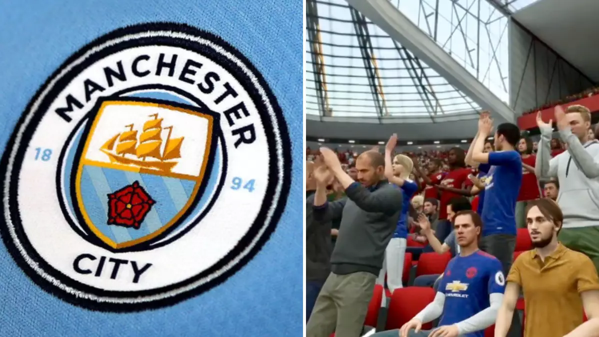 A Manchester City Player Is In The Crowd In FIFA 18