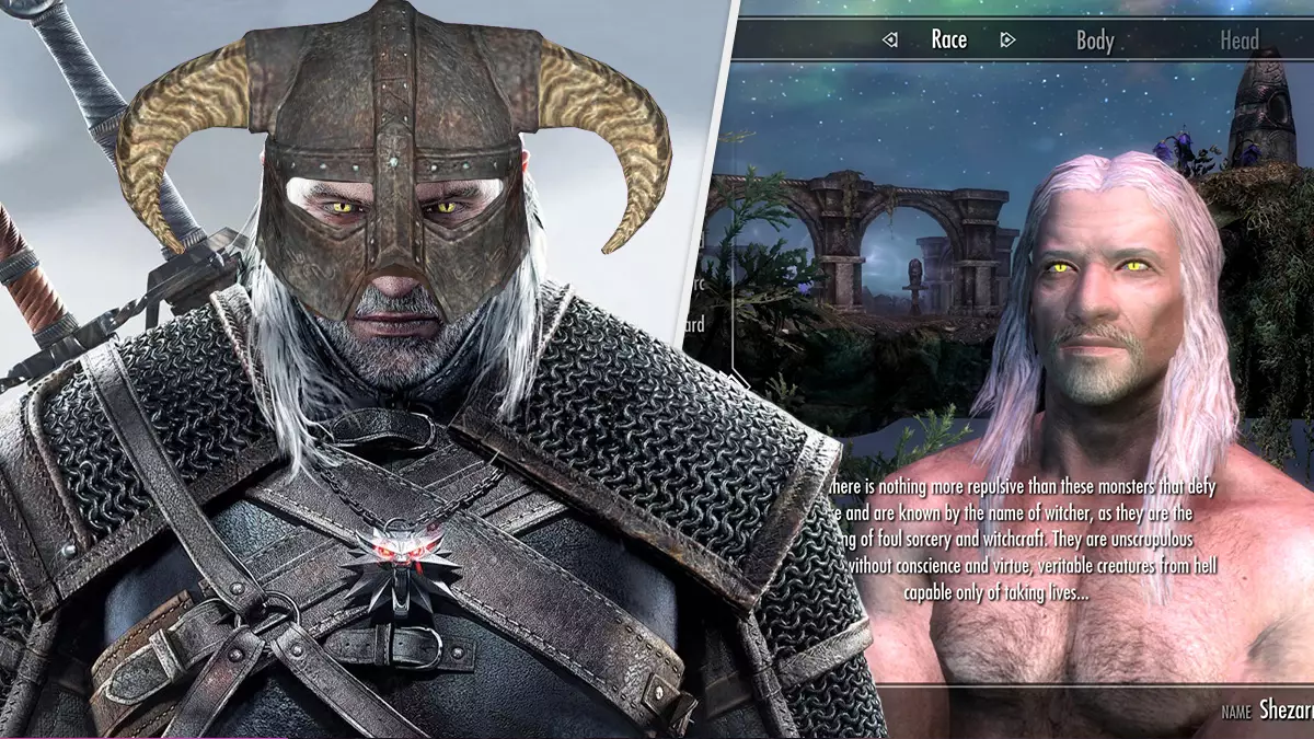 You Can Now Be A Witcher In 'Skyrim' With New Playable Race