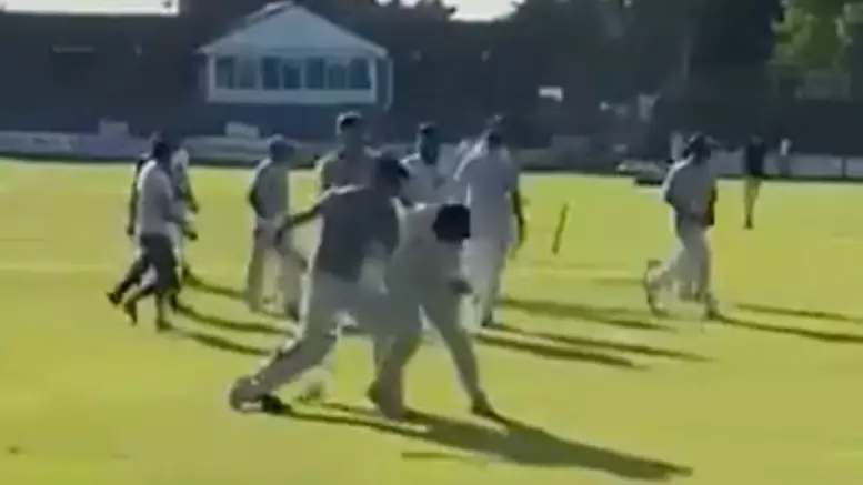 Charity Cricket Match Ends In Brawl As Cricketers Start Hitting Each Other With Bats