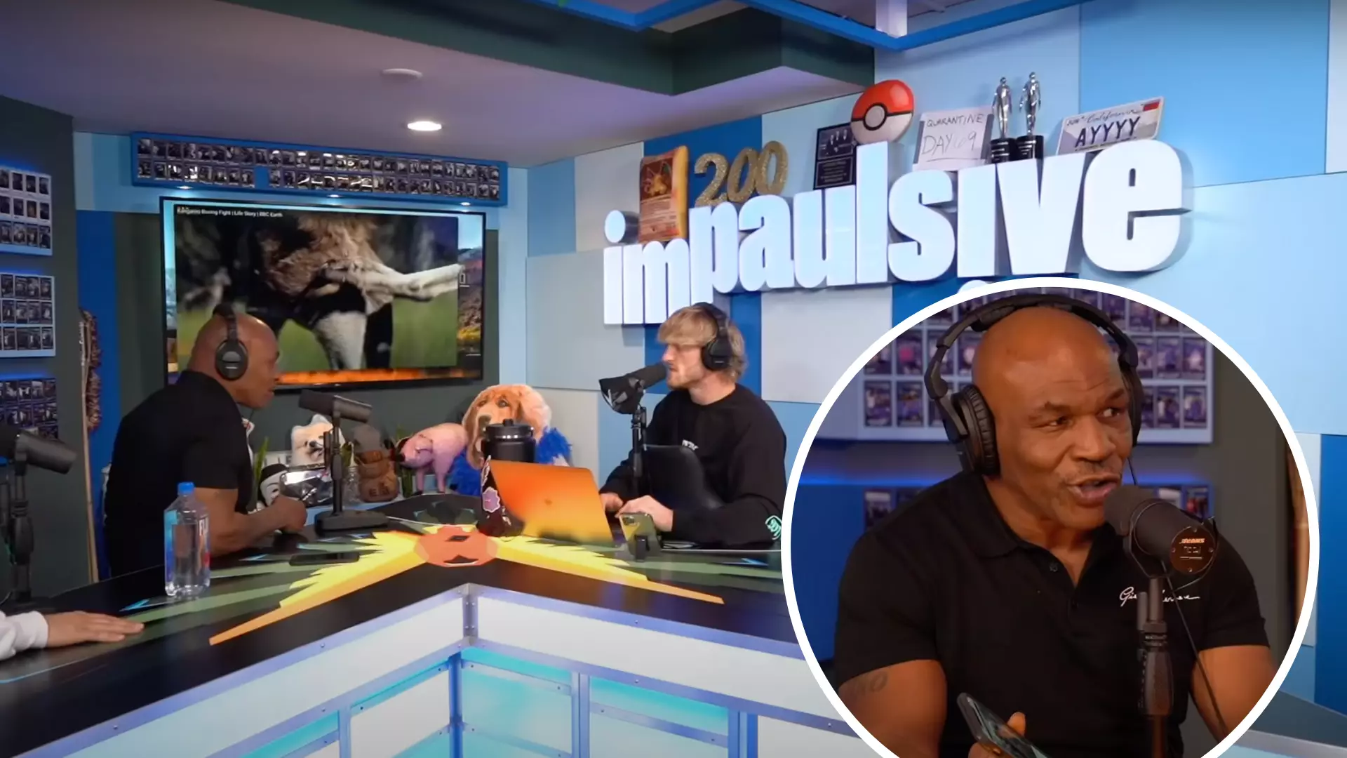 Boxing Legend Mike Tyson Asked By Logan Paul Would He Fight A Gorilla Or A Kangaroo
