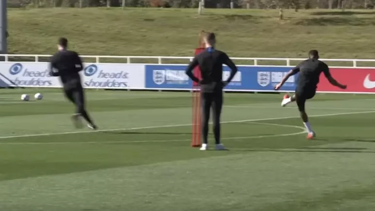 Marcus Rashford Ruins Lewis Dunk During His First England Training Session