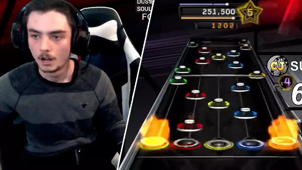 Streamer 100% Completes 'Impossible' Guitar Hero Song After 10 Years