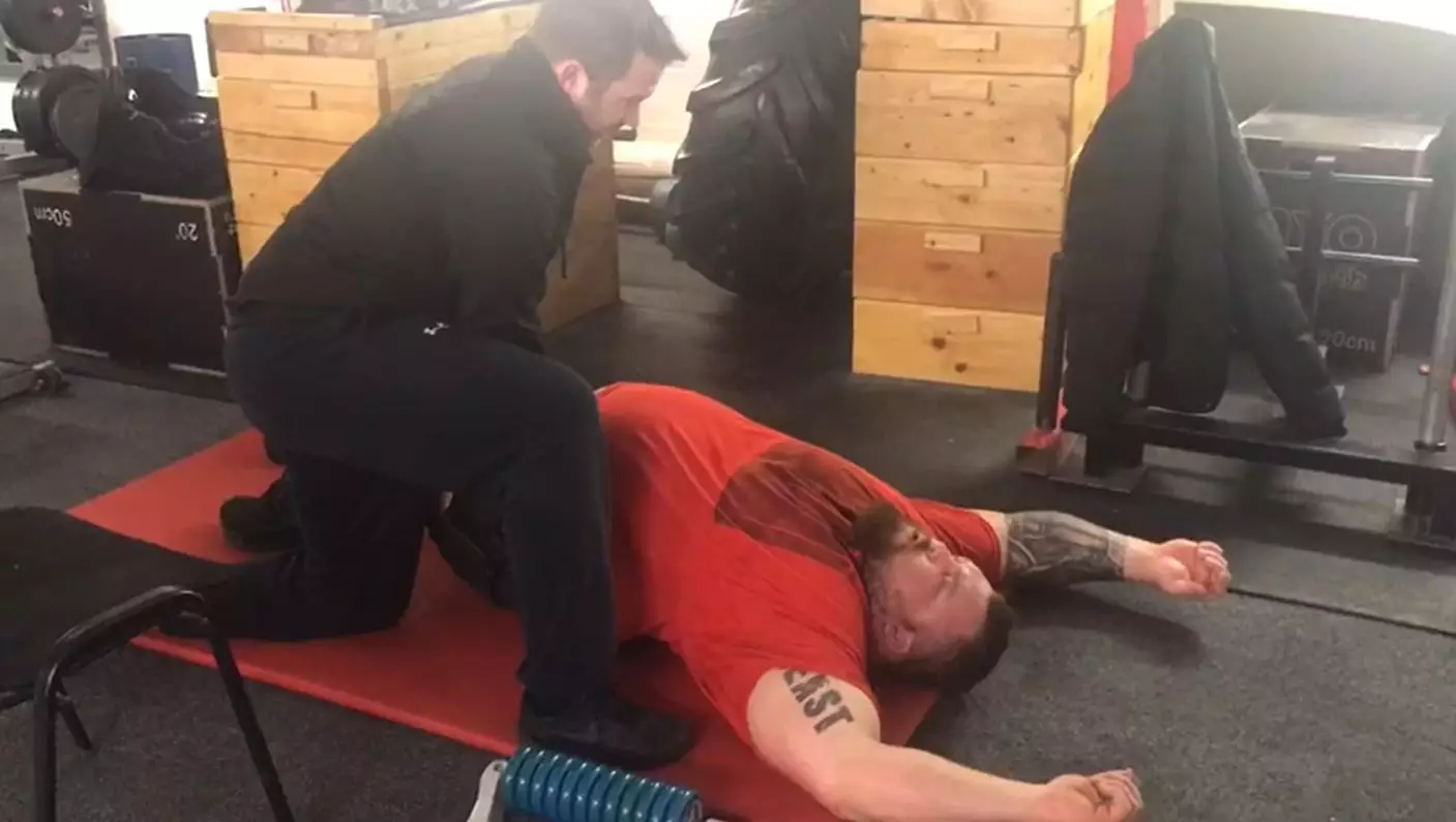 Eddie Hall once deadlifted a world record 500kg