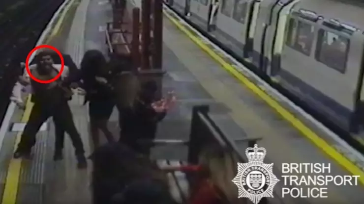 Police Release Shocking Video Showing Man Being Shoved Onto Tube Tracks 