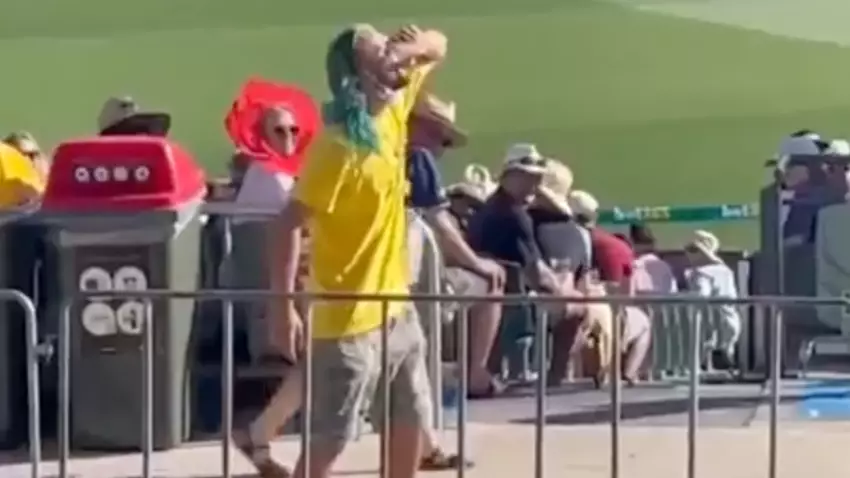 Aussie Fan Downs Three Beers To Steal The Show In Second Ashes Test