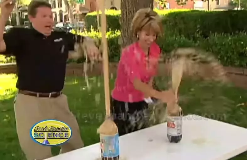 Steve Spangler wowed the world with his Mentos experiment.