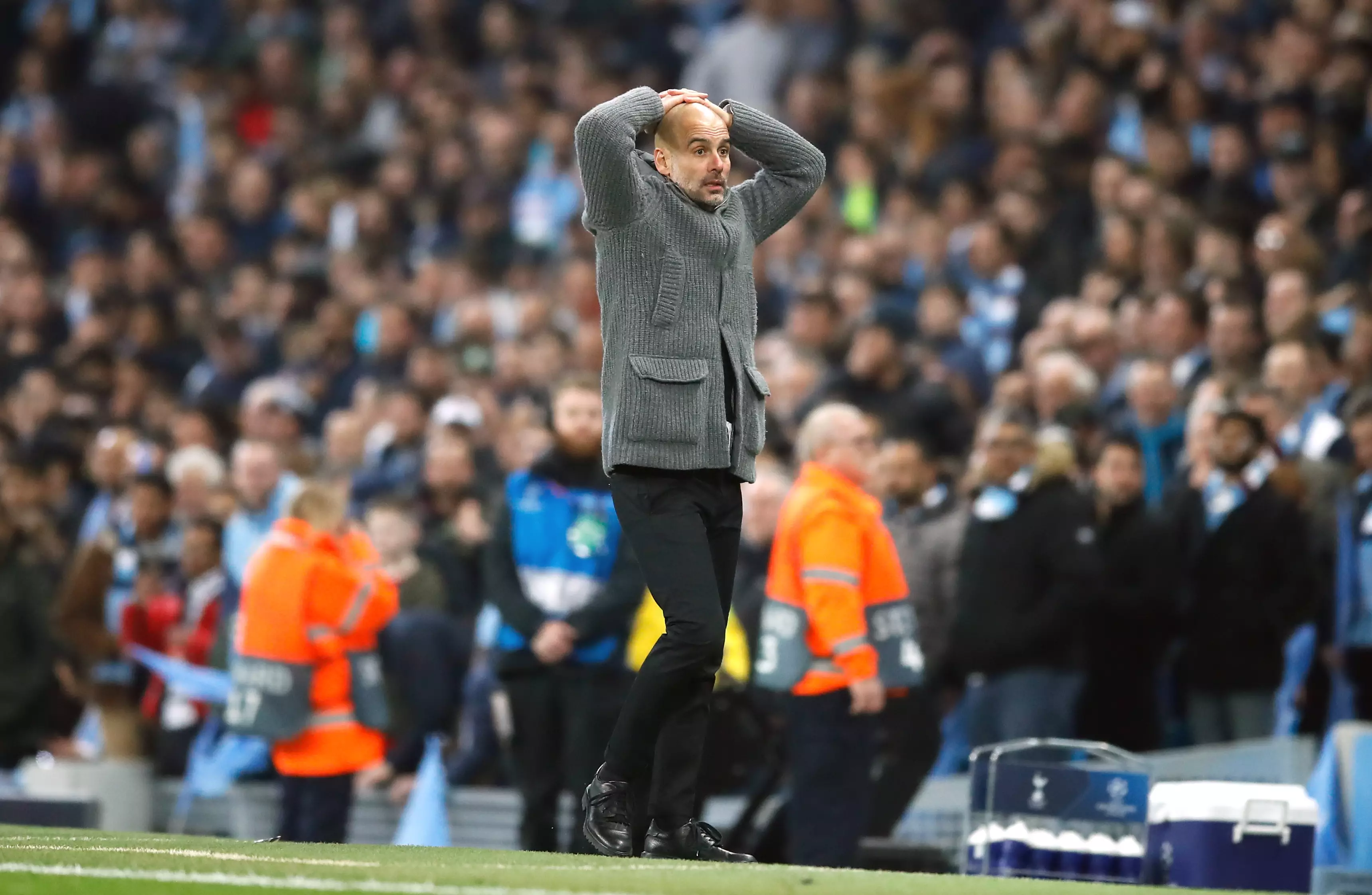 Guardiola wouldn't be able to believe his side had been banned. Image: PA Images