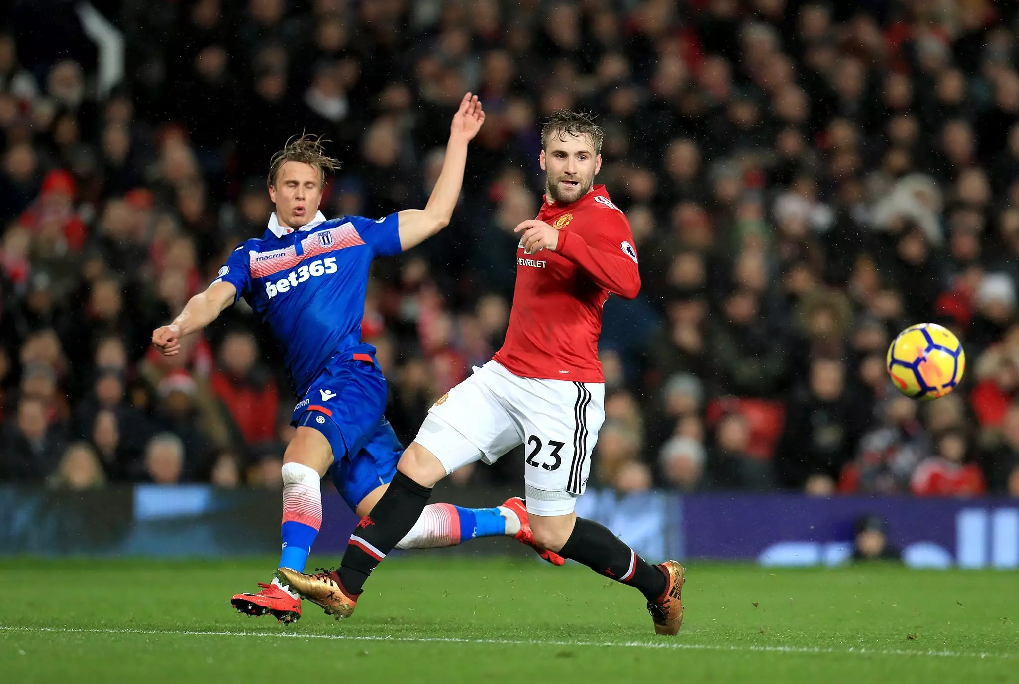 It will come as a surprise to no one to see Shaw leave this summer. Image: PA Images