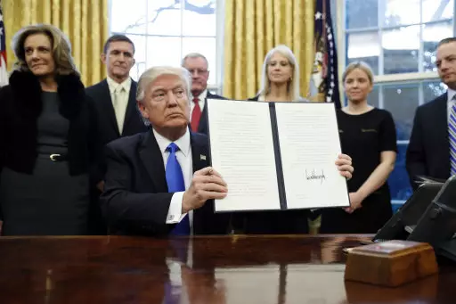 Donald Trump Responds To The Backlash Of His Signed Executive Order