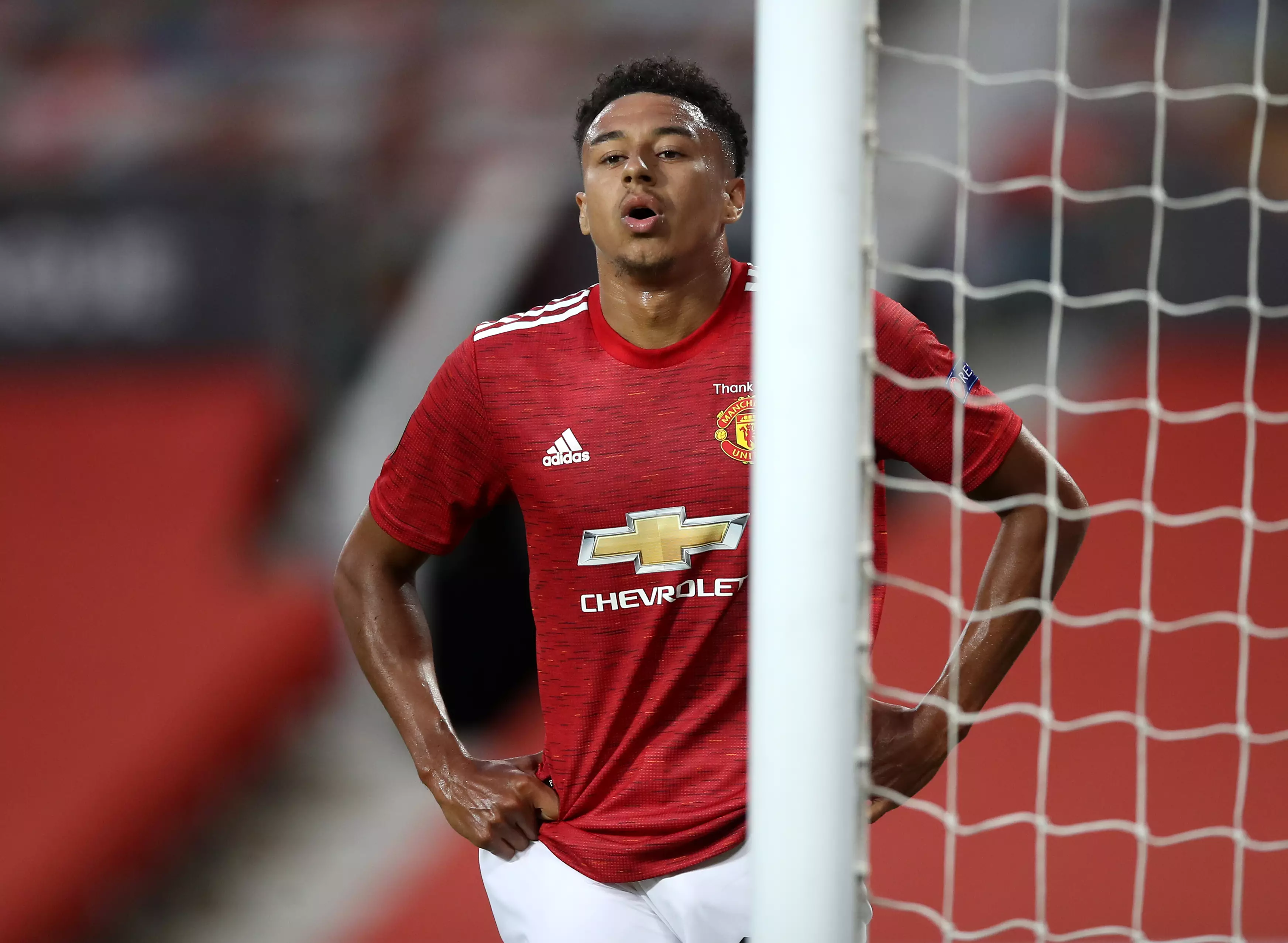 Things went sour at Old Trafford for Lingard. Image: PA Images