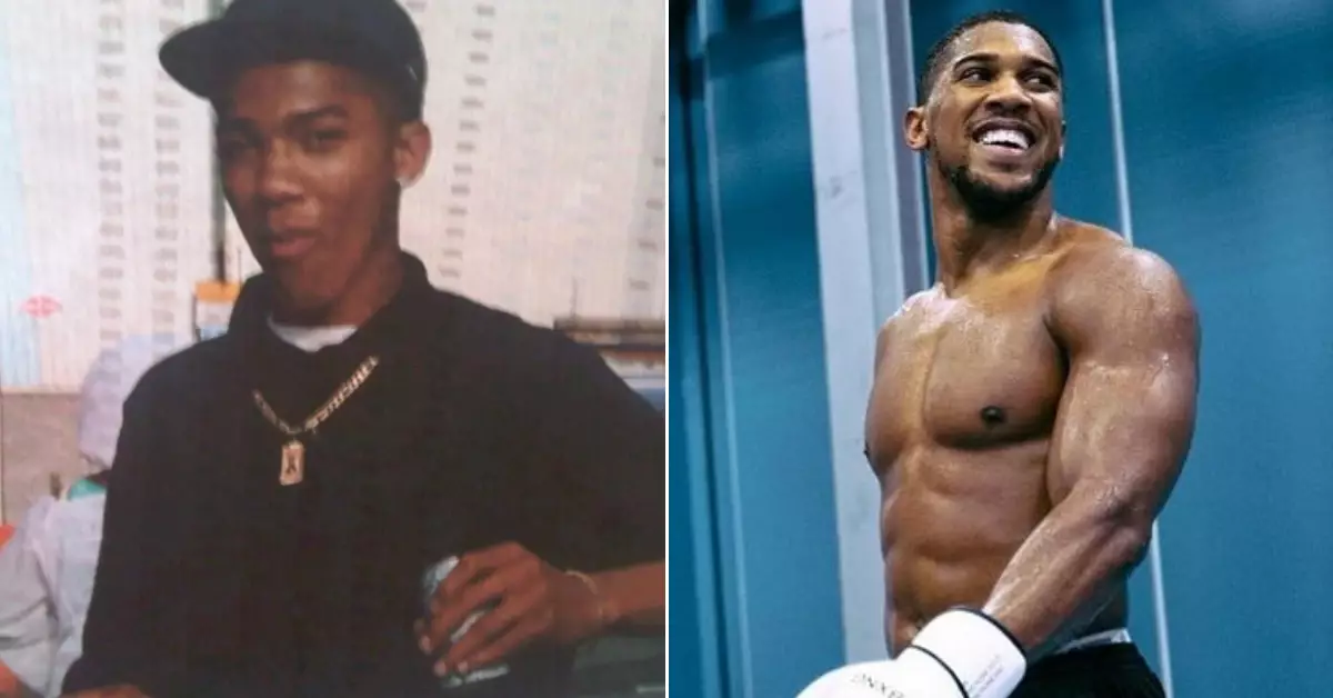 Photo Of Teenage Anthony Joshua Shows Off His Incredible Body Transformation