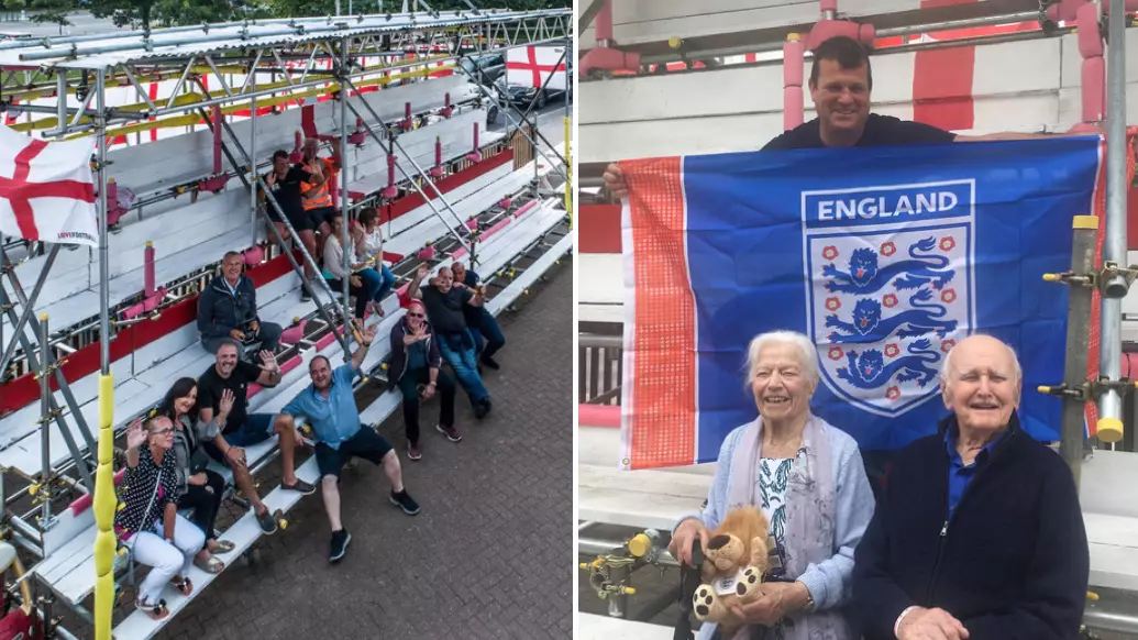 Pub Landlord Gives Football Fans Ultimate World Cup Experience With £5,000 Grandstand