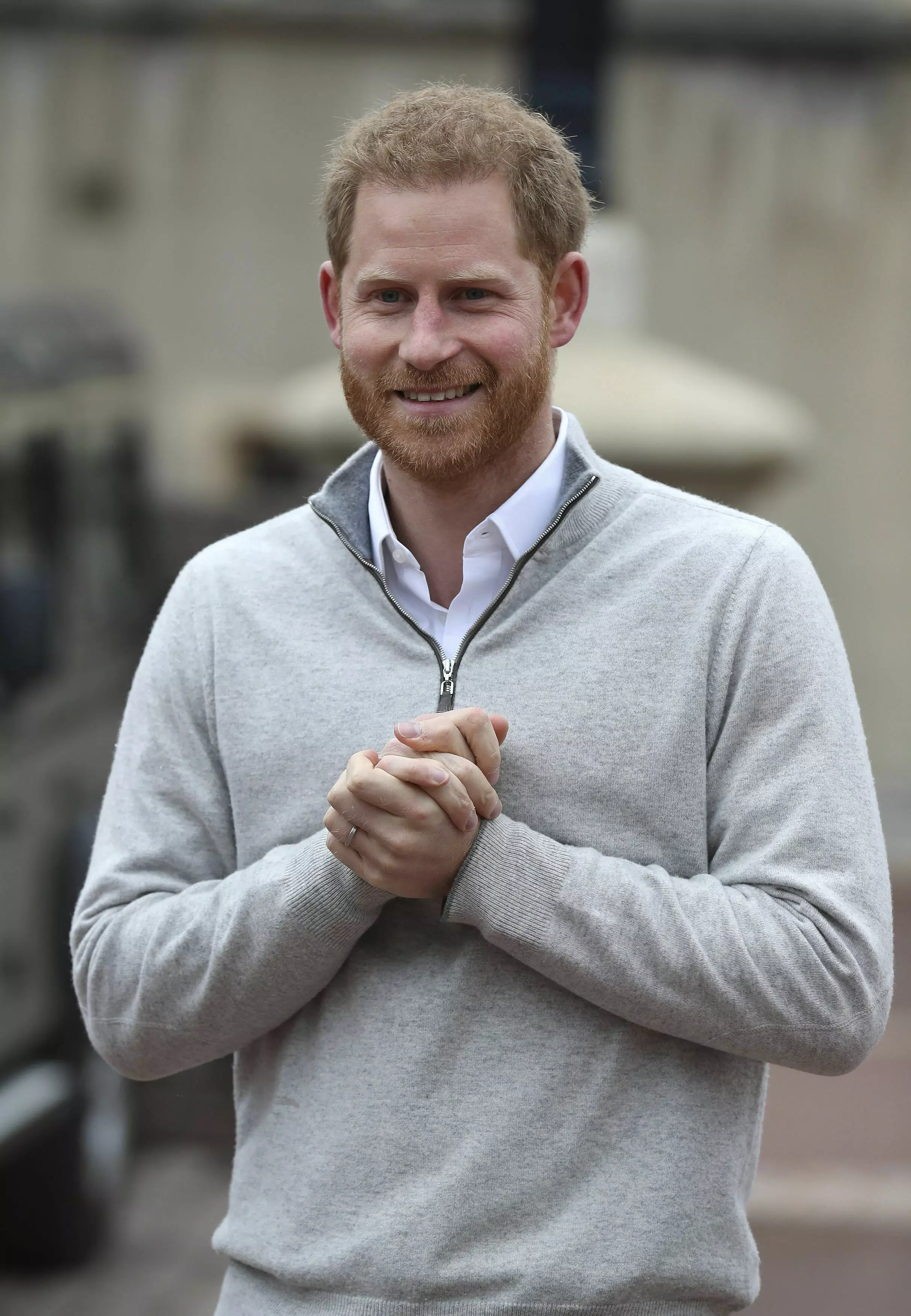 Prince Harry was almost in tears as he spoke to press about the birth of his first child.