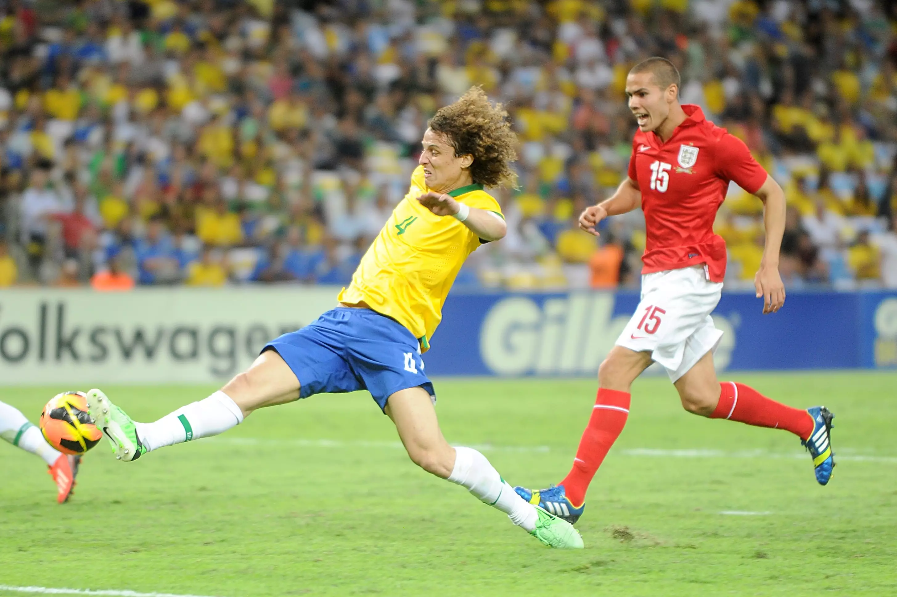 Rodwell's last appearance for England came against Brazil in 2013. Image: PA Images.