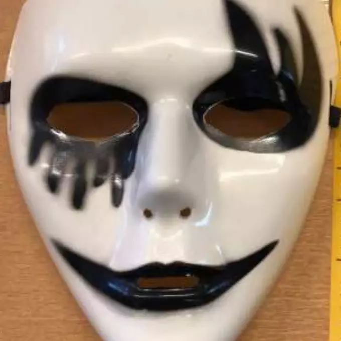 The mask that Lucas was wearing.
