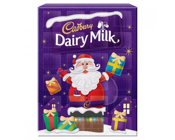 There was an awkward message behind the fourth door of Cadbury's advent calendar (