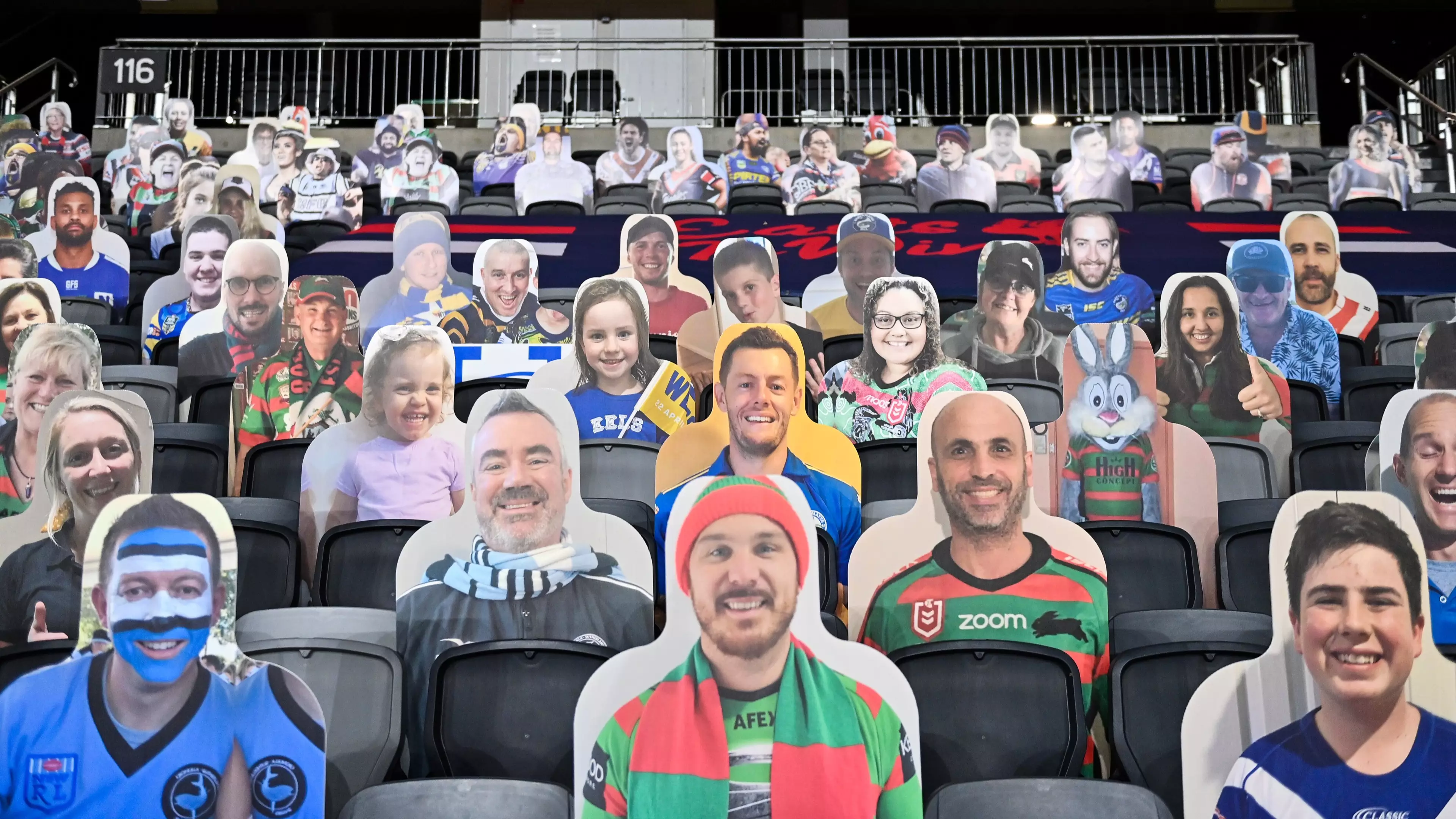 The NRL's Fan Cardboard Cutout Offer Feature Divides Opinion