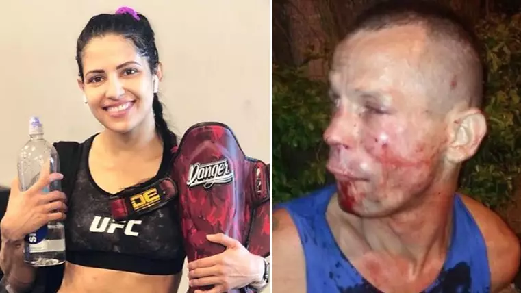 When UFC's Polyana Viana​ Beat Up Man Who Tried To Attack Her