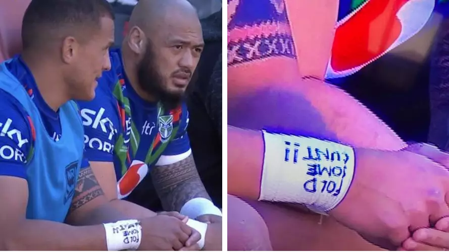 Kane Evans In Hot Water For 'Fold Some C**t' Wrist Tape