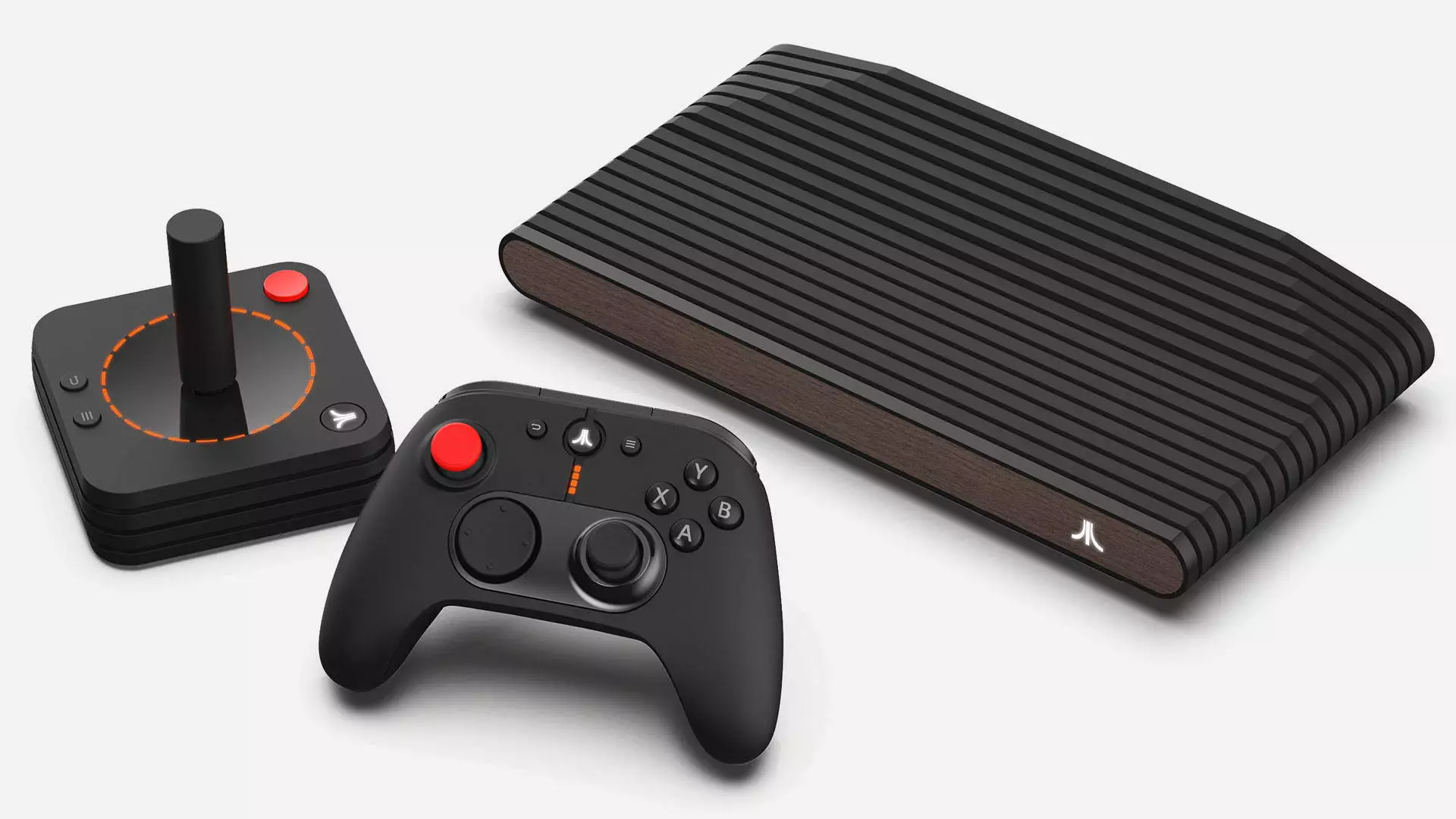 The Atari VCS and its controllers /