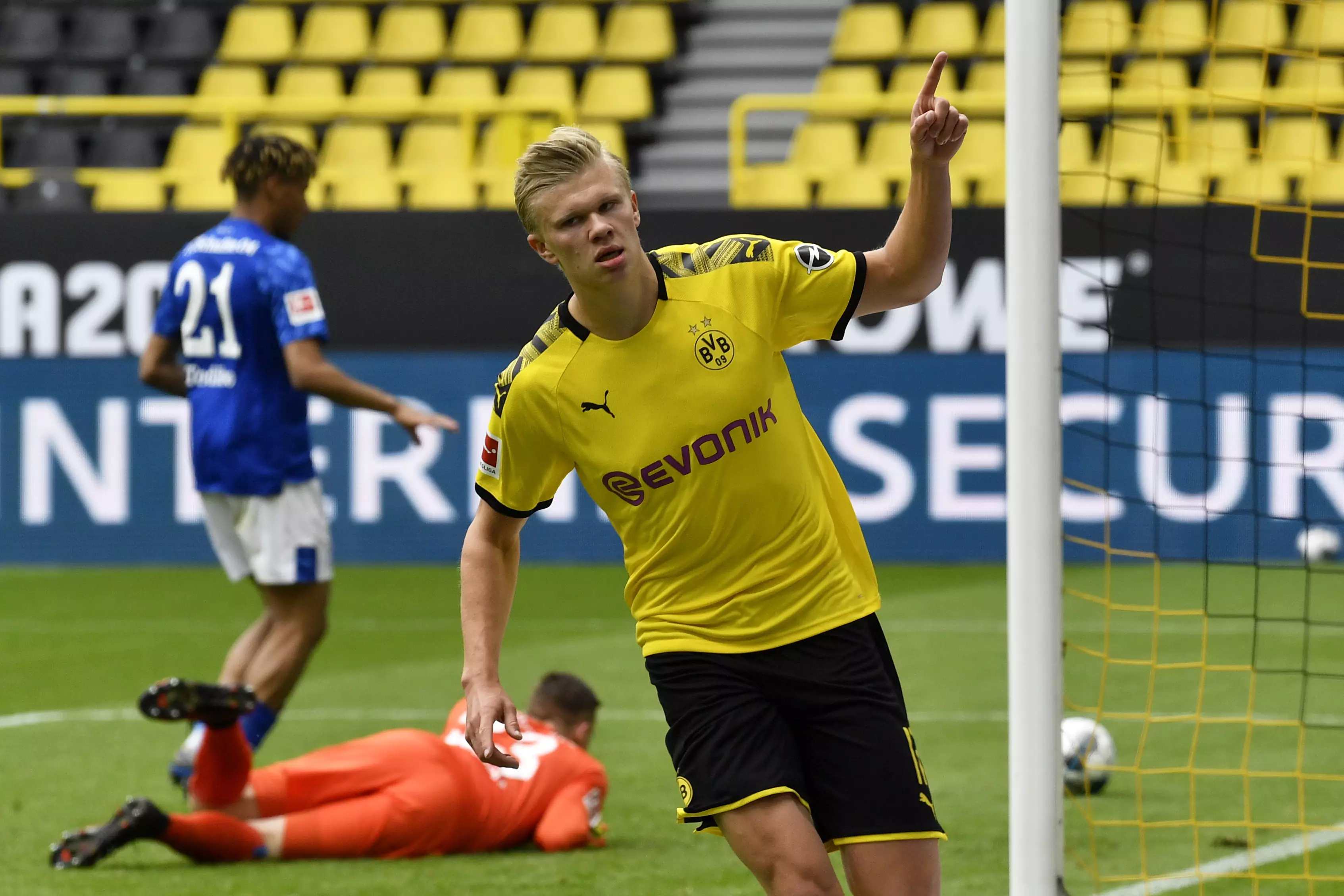 Erling Haaland has done the business for RB Salzburg and Borussia Dortmund this campaign. (Image