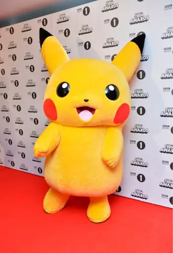 Pikachu at the BBC Radio 1 Teen Awards. He gets around.