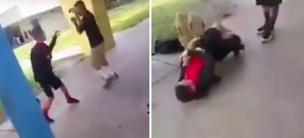 Bully Picks Fight With Wrong Kid And Gets Decked MMA-Style