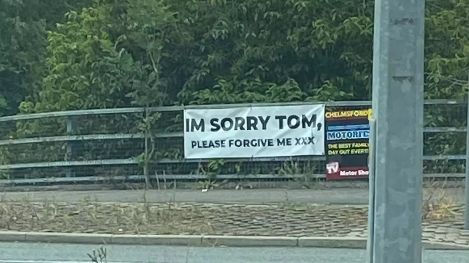 Mystery Sign On UK Motorway Leaves People Desperate For Answers
