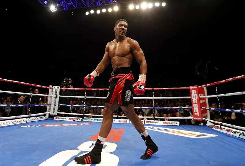 Anthony Joshua didn't step into a boxing ring until he 18.