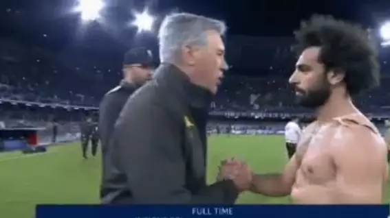 What Happened Between Carlo Ancelotti And Mohamed Salah After The Final Whistle
