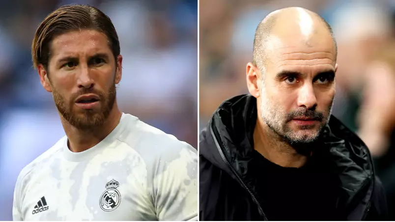 Manchester City 'Closely Monitoring' Sergio Ramos Ahead Of Potential Free Transfer In The Summer
