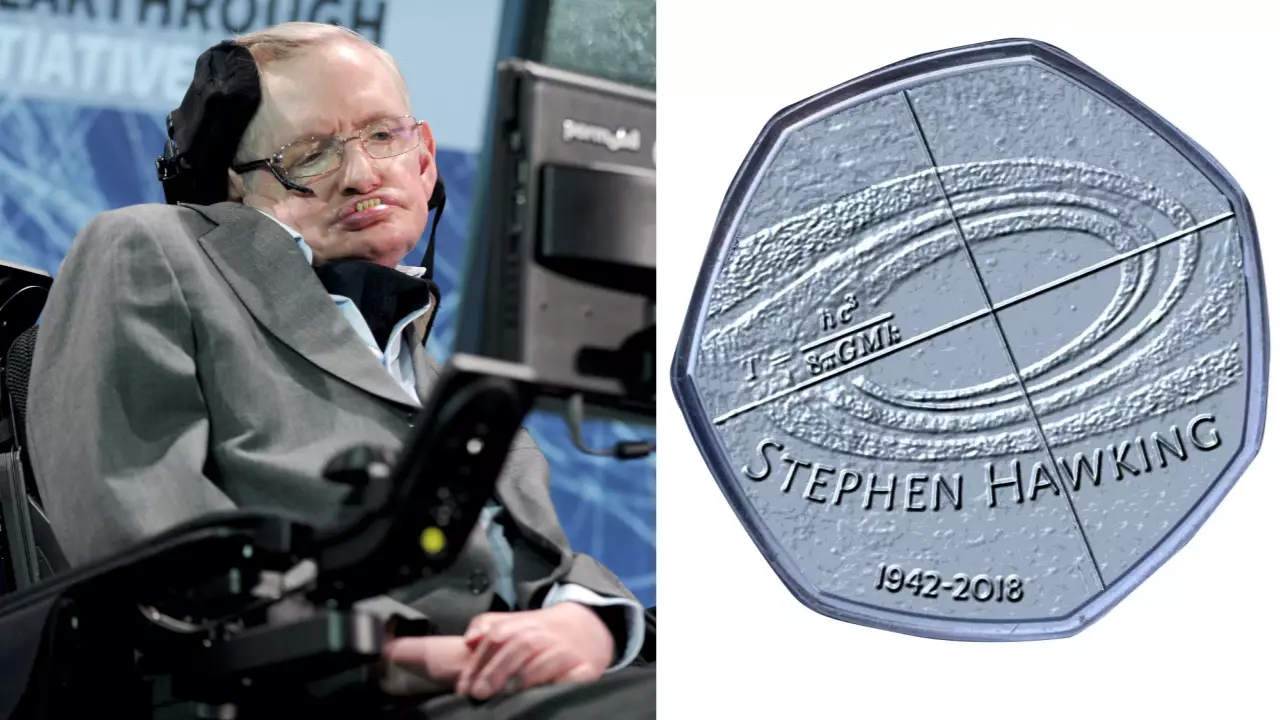 Royal Mint Releasing Commemorative 50p Coin To Celebrate Stephen Hawking
