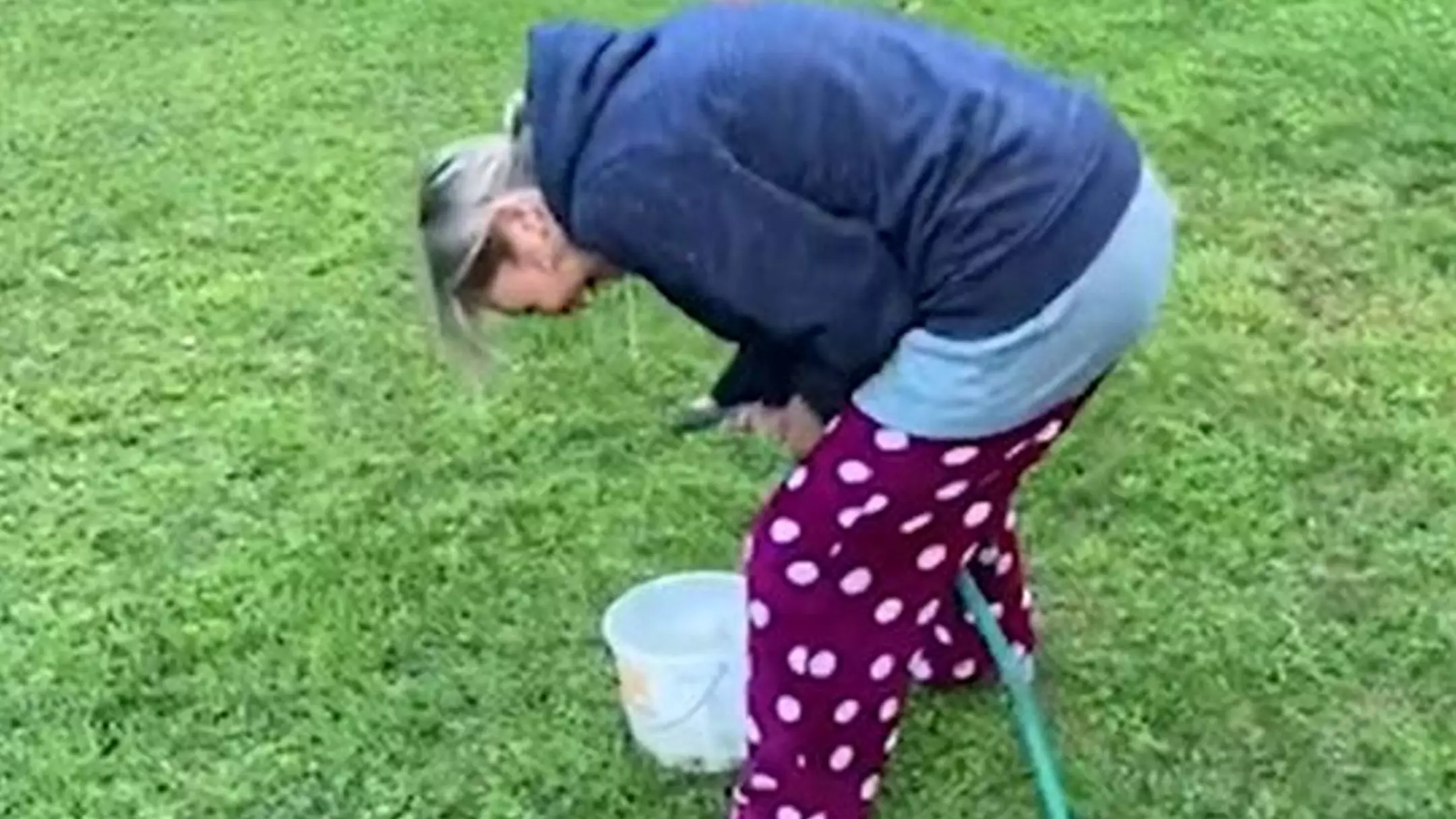 Husband With Poor Toilet Aim Challenges Wife To Try It Out With Bucket And Hose