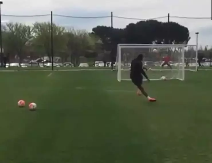 WATCH: Didier Drogba Nails the Two-Goal Free-Kick Challenge
