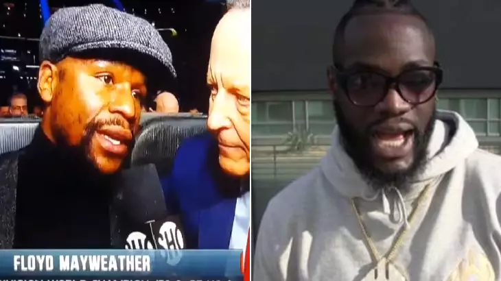 Deontay Wilder Responds To Floyd Mayweather Being 'Disgusted' About Result