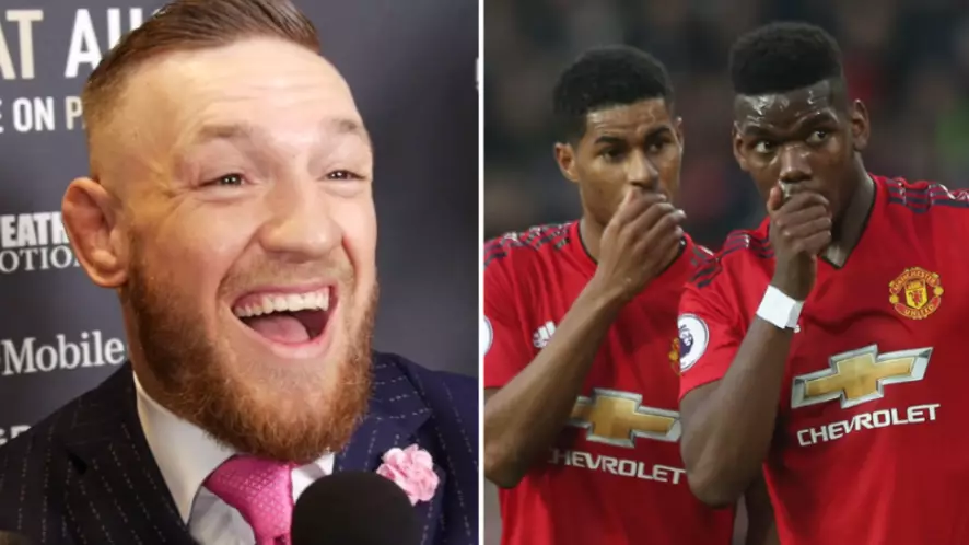 Conor McGregor Says Paul Pogba And Marcus Rashford Are His Two Favourite Players