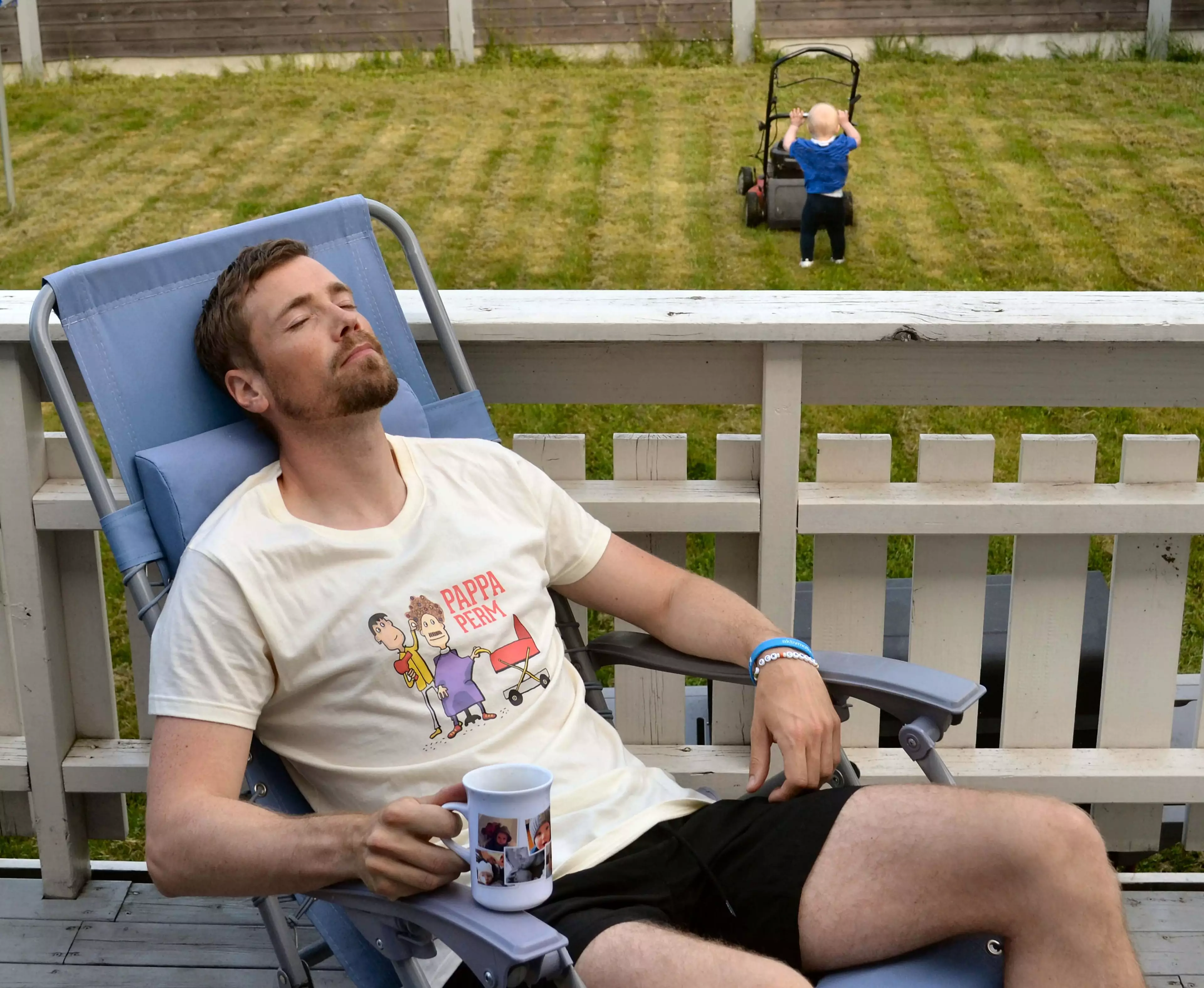 Dad Photoshops One-Year-Old Son Into Set Of Hilarious Household Chore Scenarios