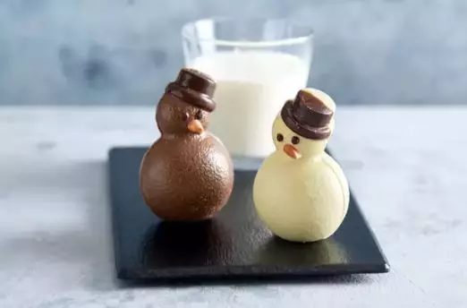 How about adding a chocolate snowman to your board?