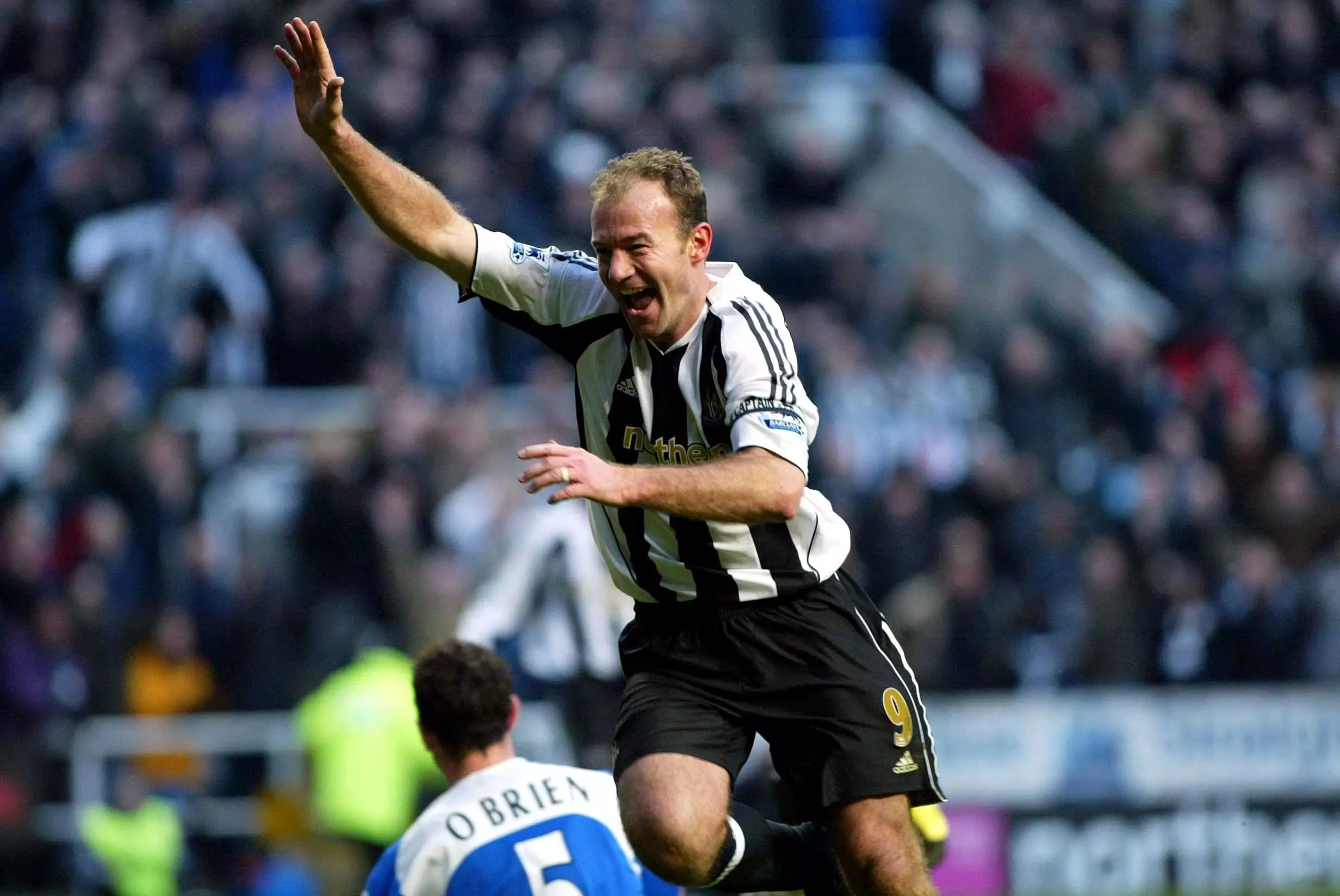 Shearer's armed raised celebration became iconic due to how often fans saw it. Image: PA Images
