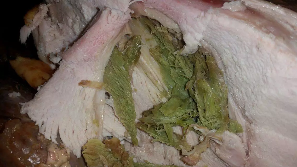 People Are Fuming After These Disgusting Green Turkeys Ruin Christmas 
