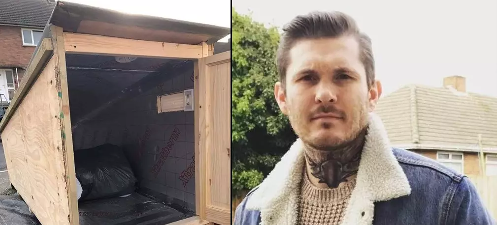 Lad Builds Portable Shelter For Homeless