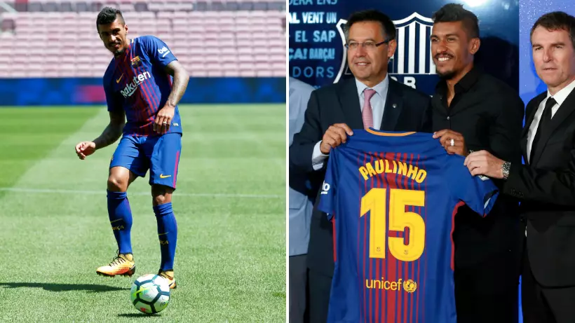 The Exact Amount Of Paulinho Shirts Barcelona Sold On The Day Of His Arrival Is Crazy