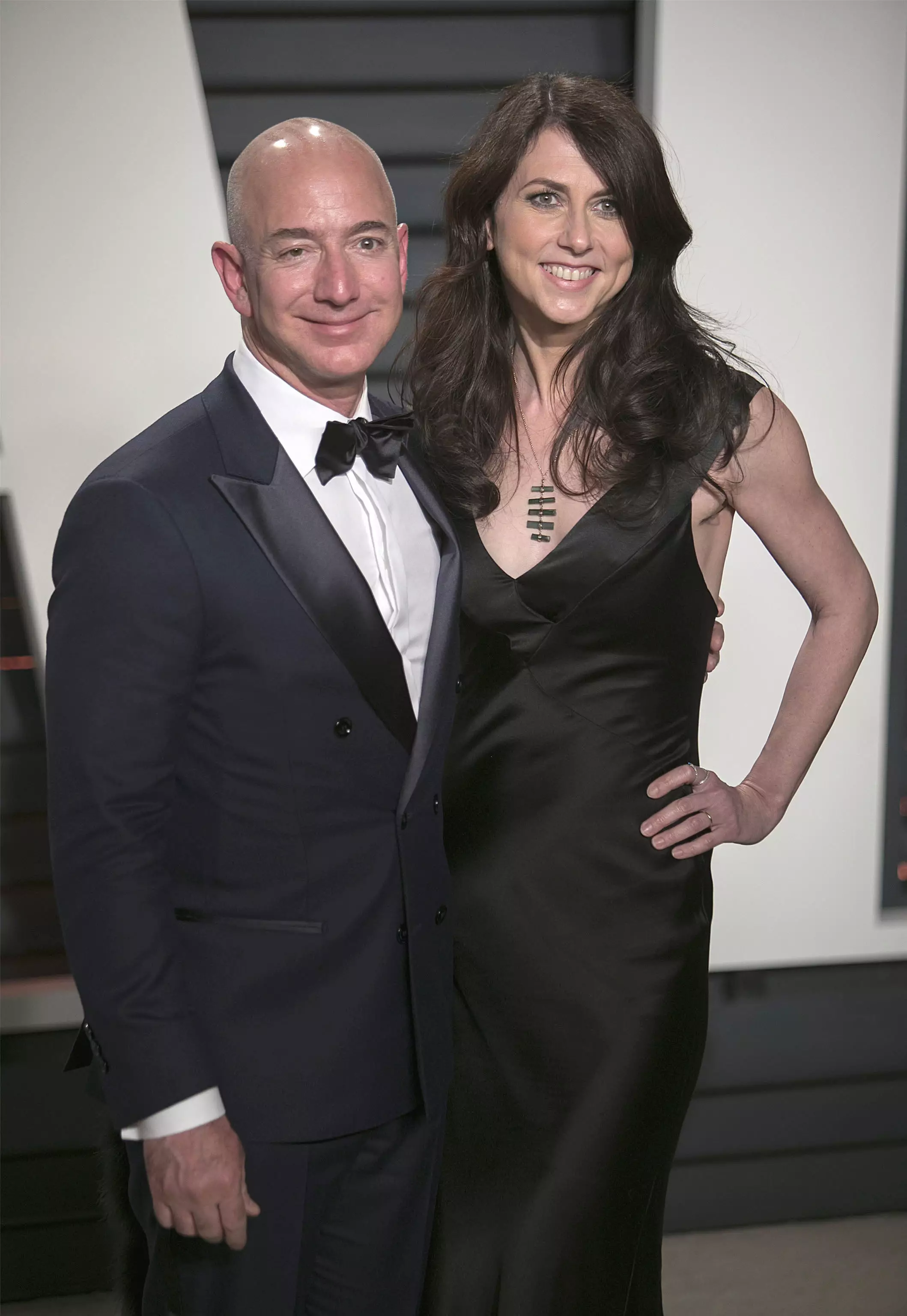 MacKenzie Scott picture with her ex-husband Jeff Bezos in 2019.