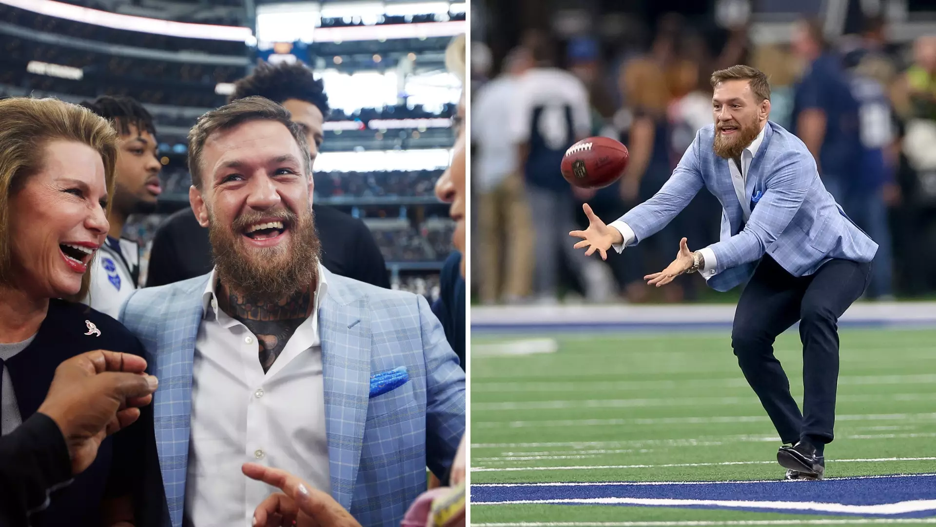 Conor McGregor Lights Up Dallas Cowboys' Match And Players Celebrate With The ‘Billi Strut'